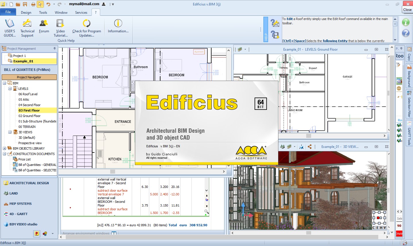 Edificius 3D Architectural BIM Design 2022
